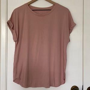 Cuff sleeve modal Tee